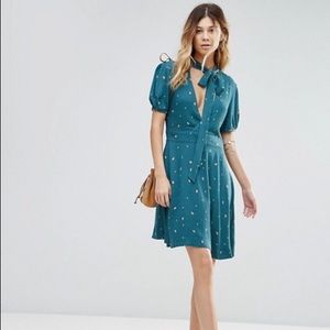 Free People Abbie Fit & Flare Dress